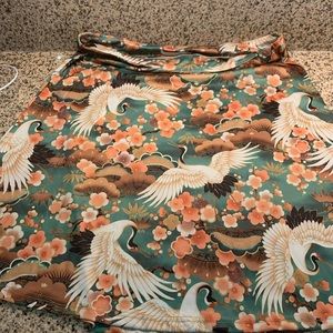 Cute printed pull on A line skirt